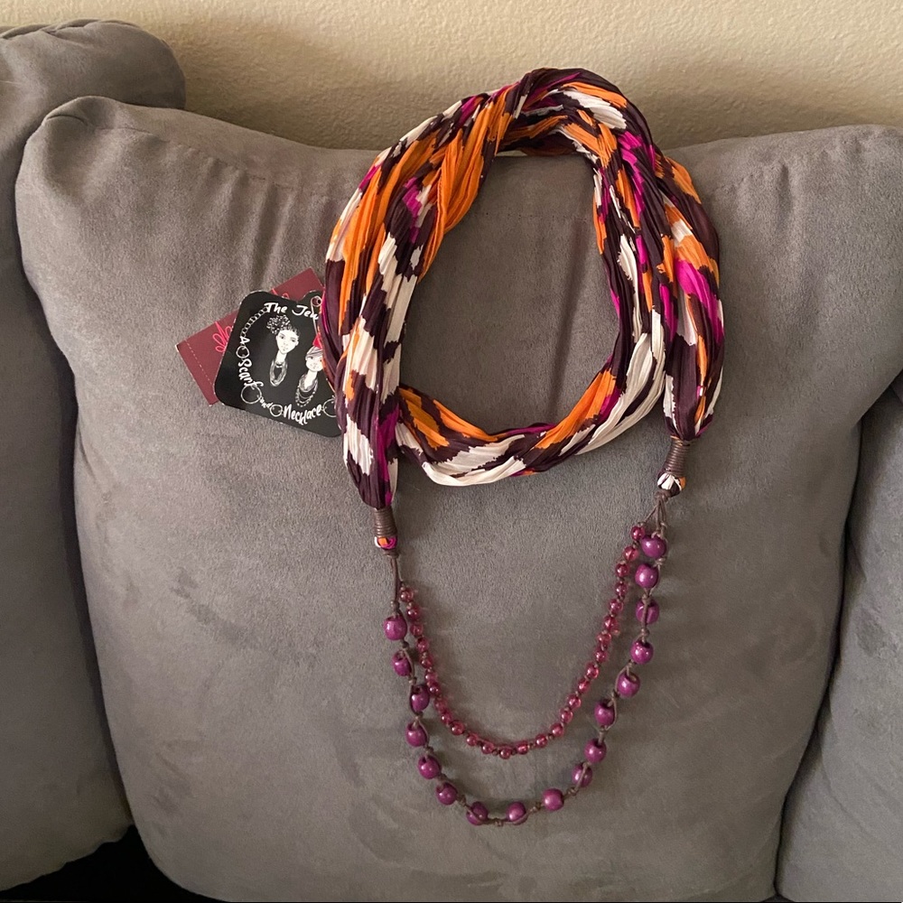 Necklace scarf